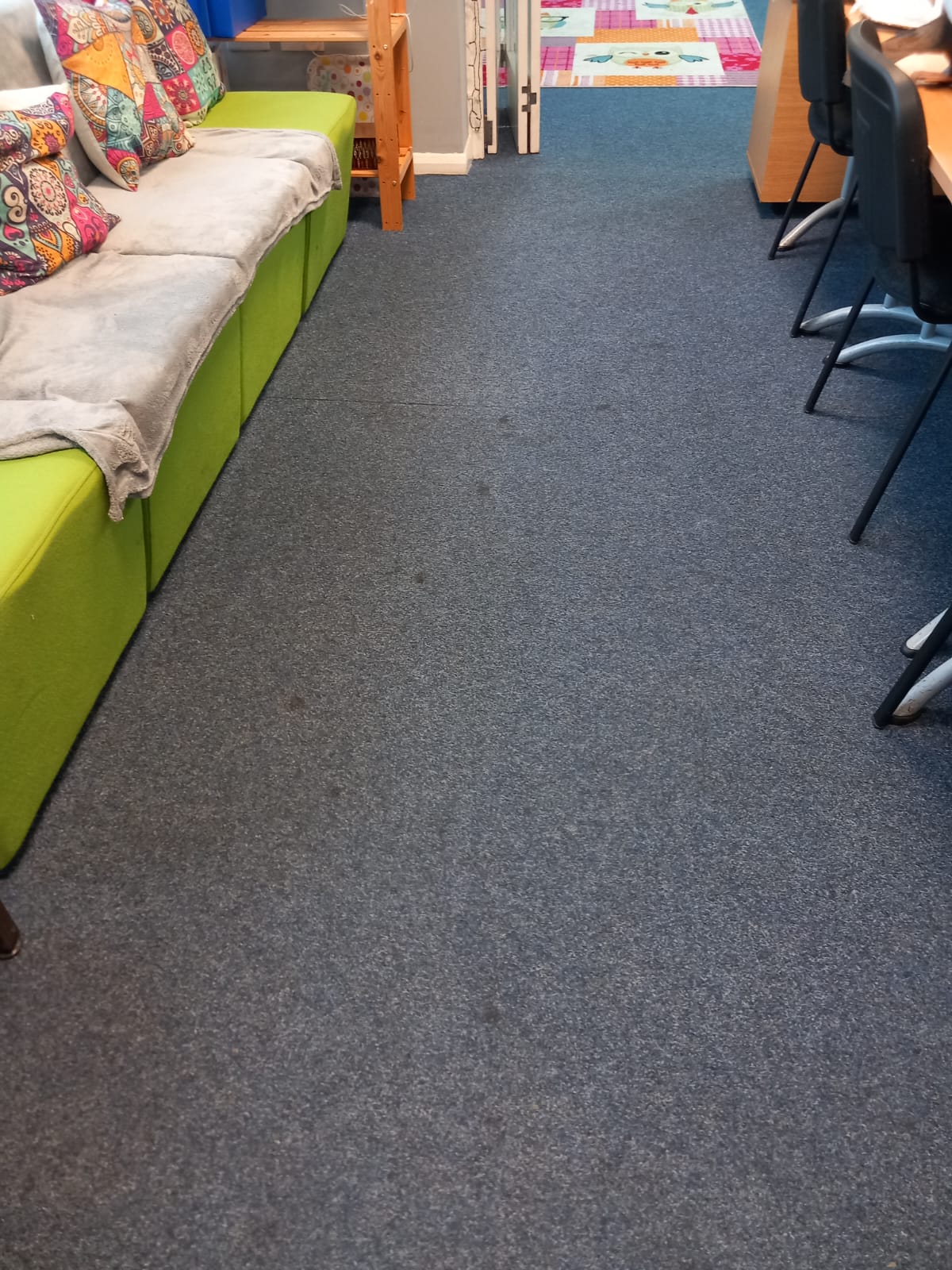 Carpet cleaning result from Carpet Guru 5